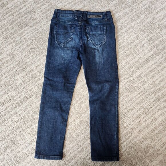 Diesel toddler girls adjustable skinny dark wash jeans size 5 - Picture 8 of 10
